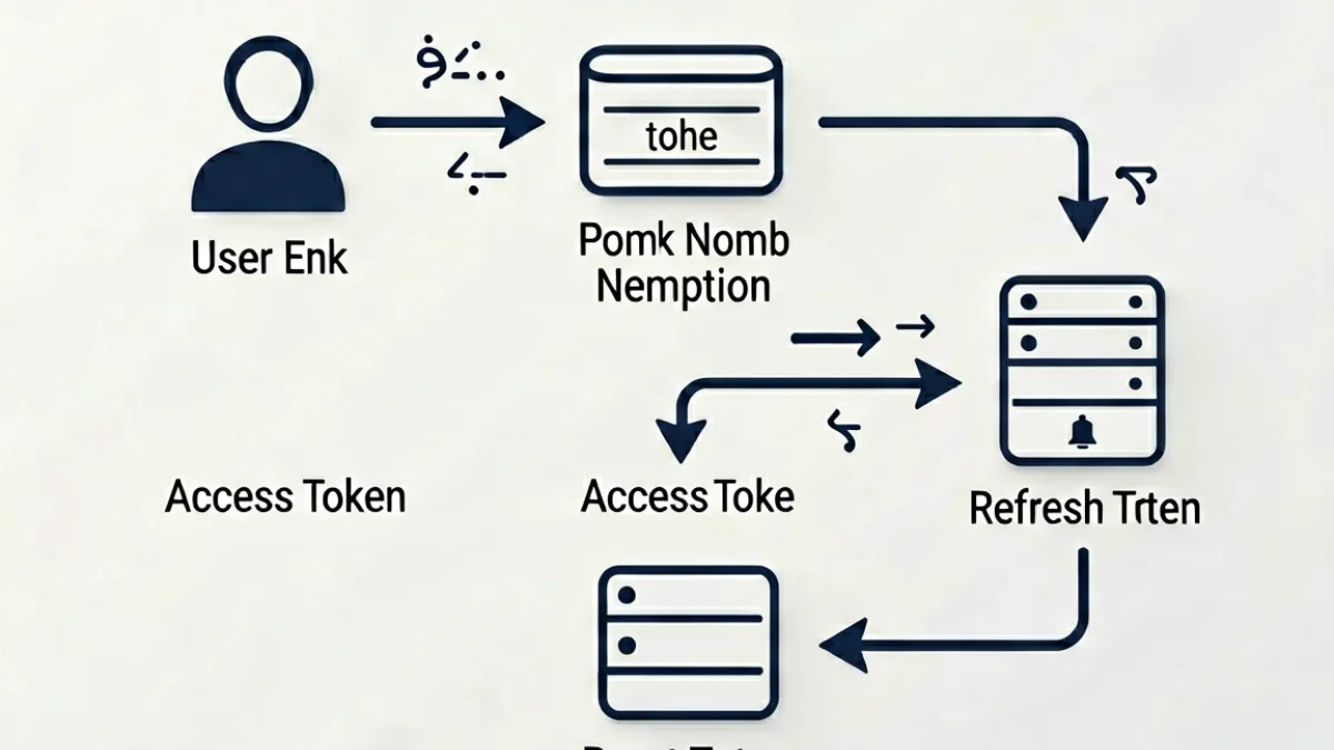技术示意图展示Token双轨验证流程，帮助理解海角社区在线网址进入登录的底层认证机制